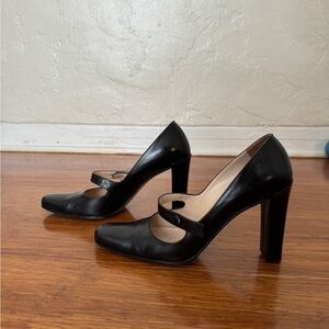 Gucci Black Heels Mary Jane Style